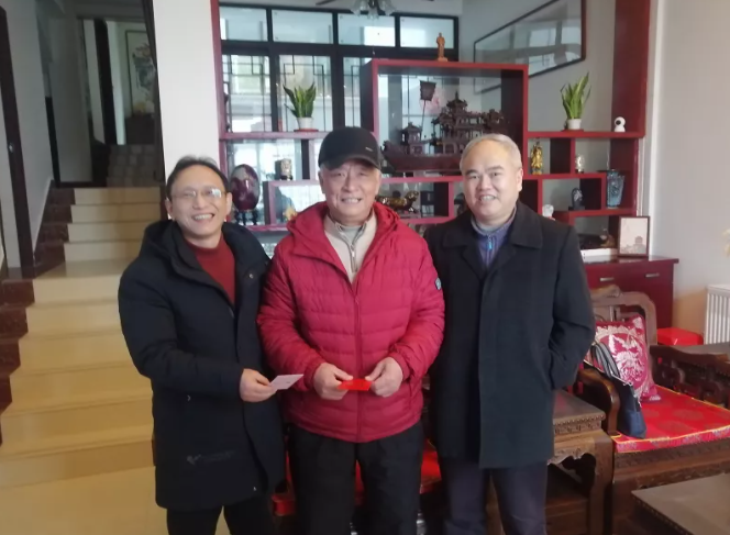 戴豪贛、劉志堅(jiān)一行走訪慰問公司老黨員、老干部