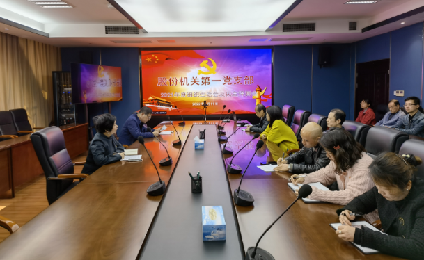 萬建紅指導(dǎo)股份公司機(jī)關(guān)第一黨支部2021年度組織生活會(huì)