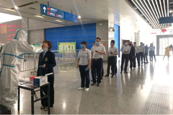 都市城際公交：南昌長途汽車西站設(shè)立免費(fèi)核酸檢測(cè)點(diǎn)