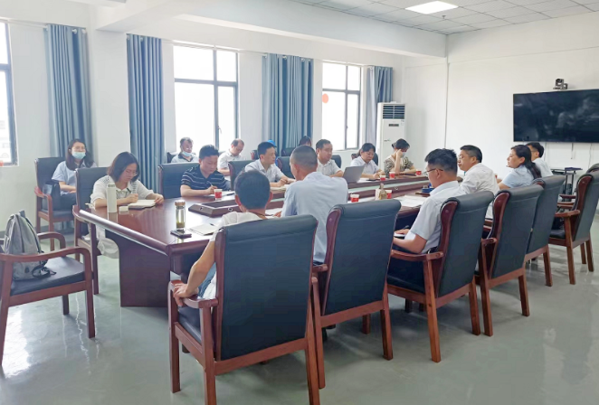 黃俊督導都昌公司復工復產(chǎn)、疫情防控、安全生產(chǎn)工作