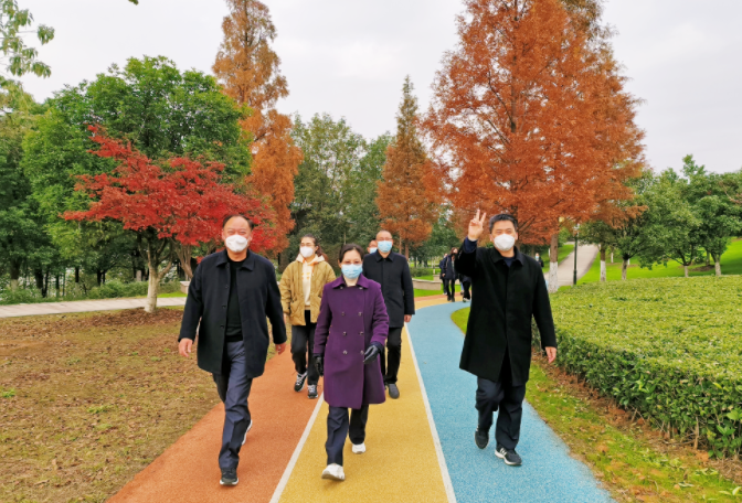 鷹潭長運、鷹潭公交工會組織開展健步走活動 肖良芝參加