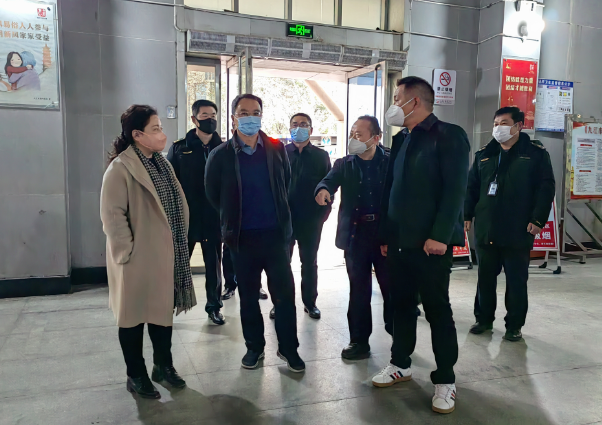 九江長運：省交通運輸綜合行政執(zhí)法監(jiān)督管理局領(lǐng)導(dǎo)檢查九江長途汽車站春運工作?