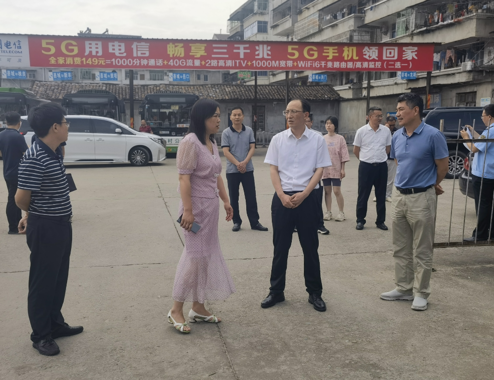 撫州長運(yùn)：省應(yīng)急管理廳領(lǐng)導(dǎo)調(diào)研南城分公司