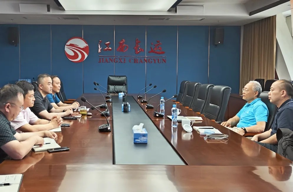 中物聯(lián)規(guī)劃研究院到江西長(zhǎng)運(yùn)交流調(diào)研 劉磊、占梁陪同