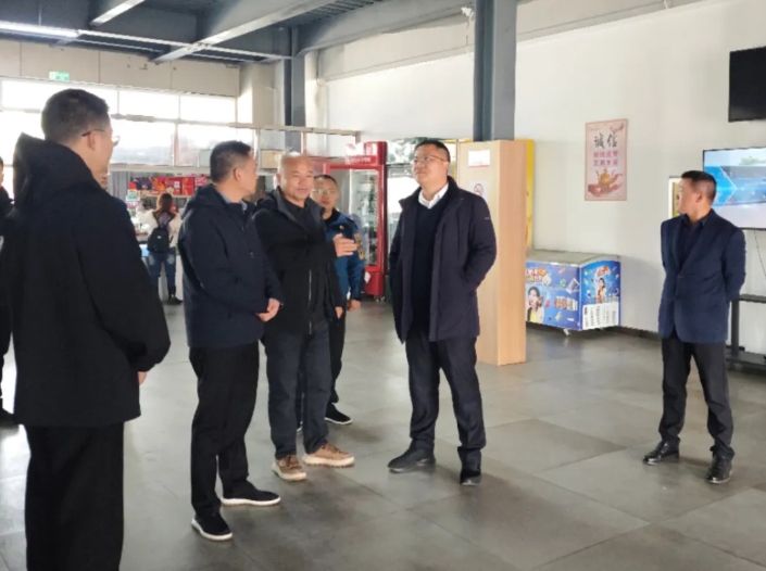 九江長運(yùn):永修縣領(lǐng)導(dǎo)檢查永修汽車站安全工作